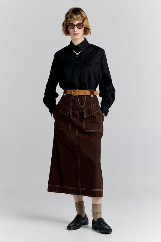 Wayfare Skirt Chocolate