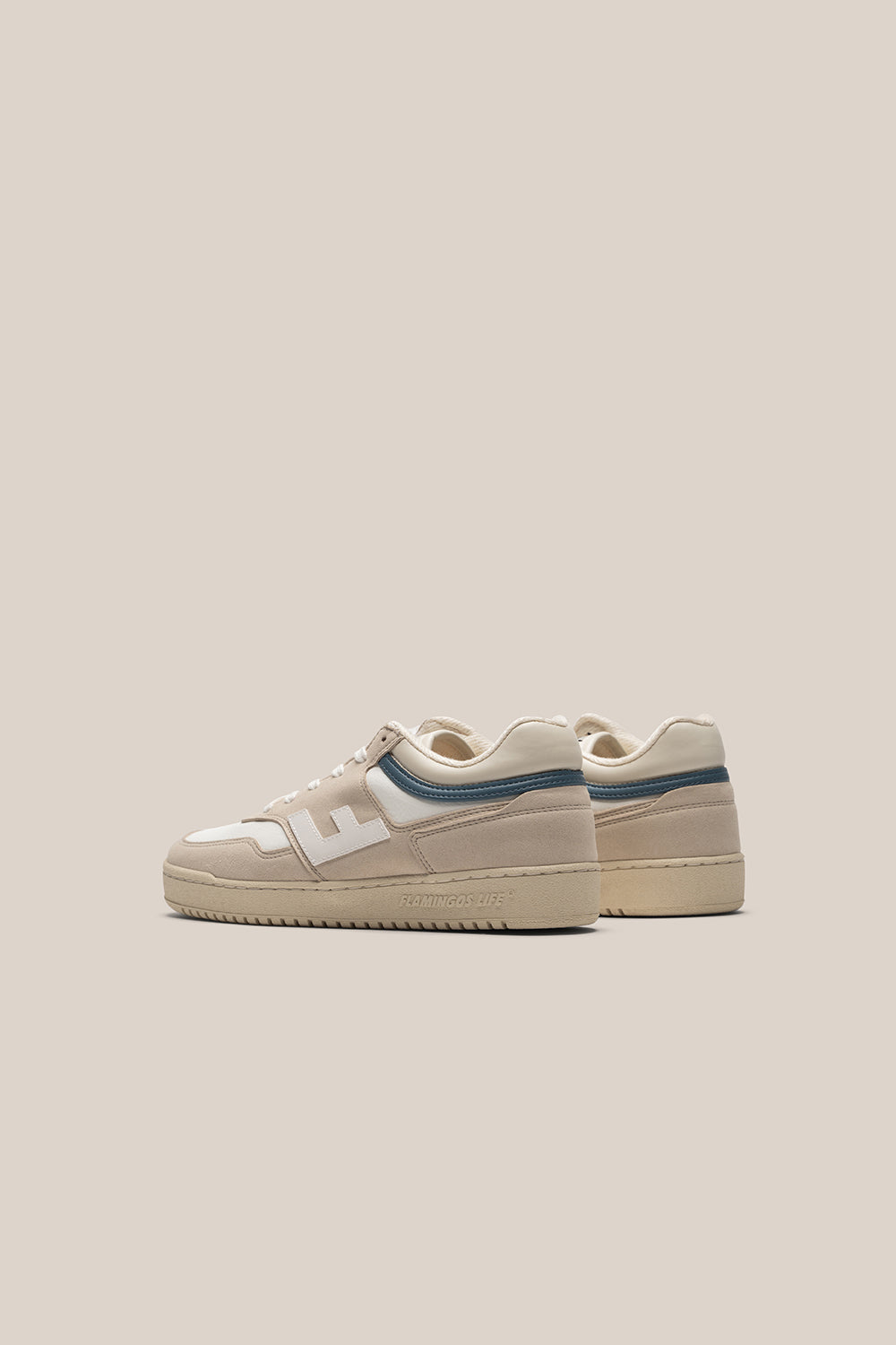 Retro 90s Sneakers Beige/White/Monocolor