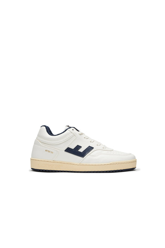 Retro 90s Sneakers White/Vanilla/Navy