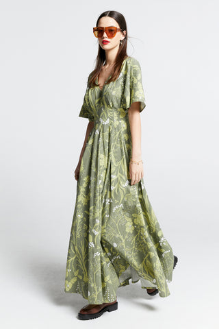 Florence Dress Green
