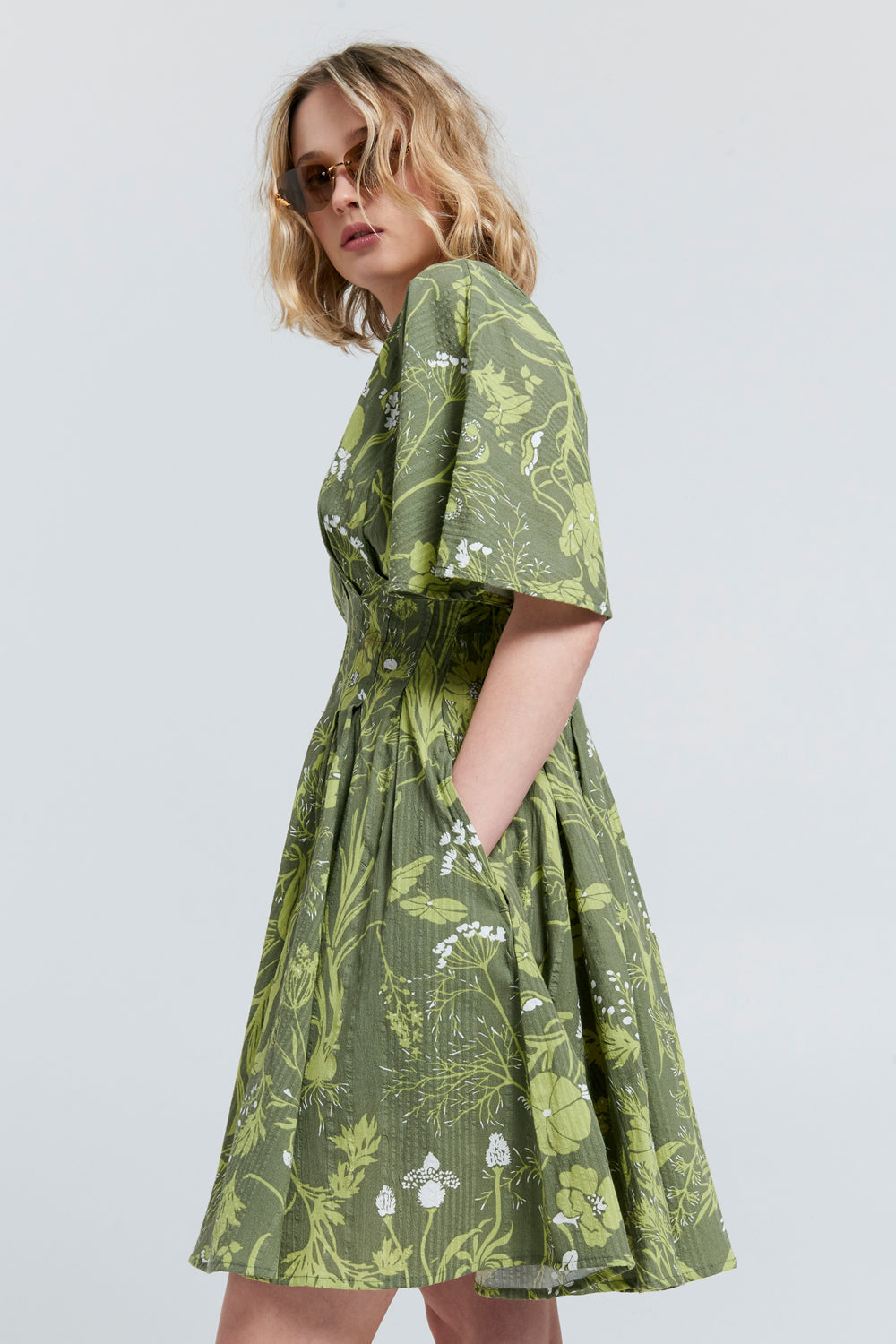 Florence Mini Dress Green