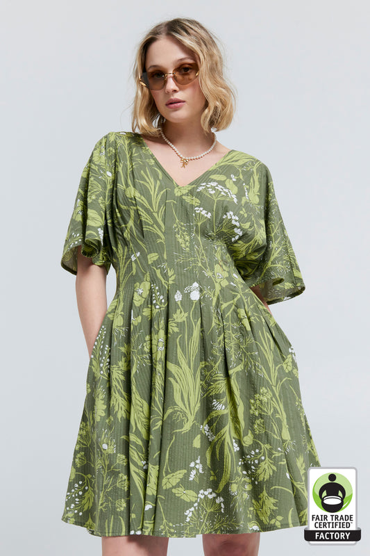 Florence Mini Dress Green