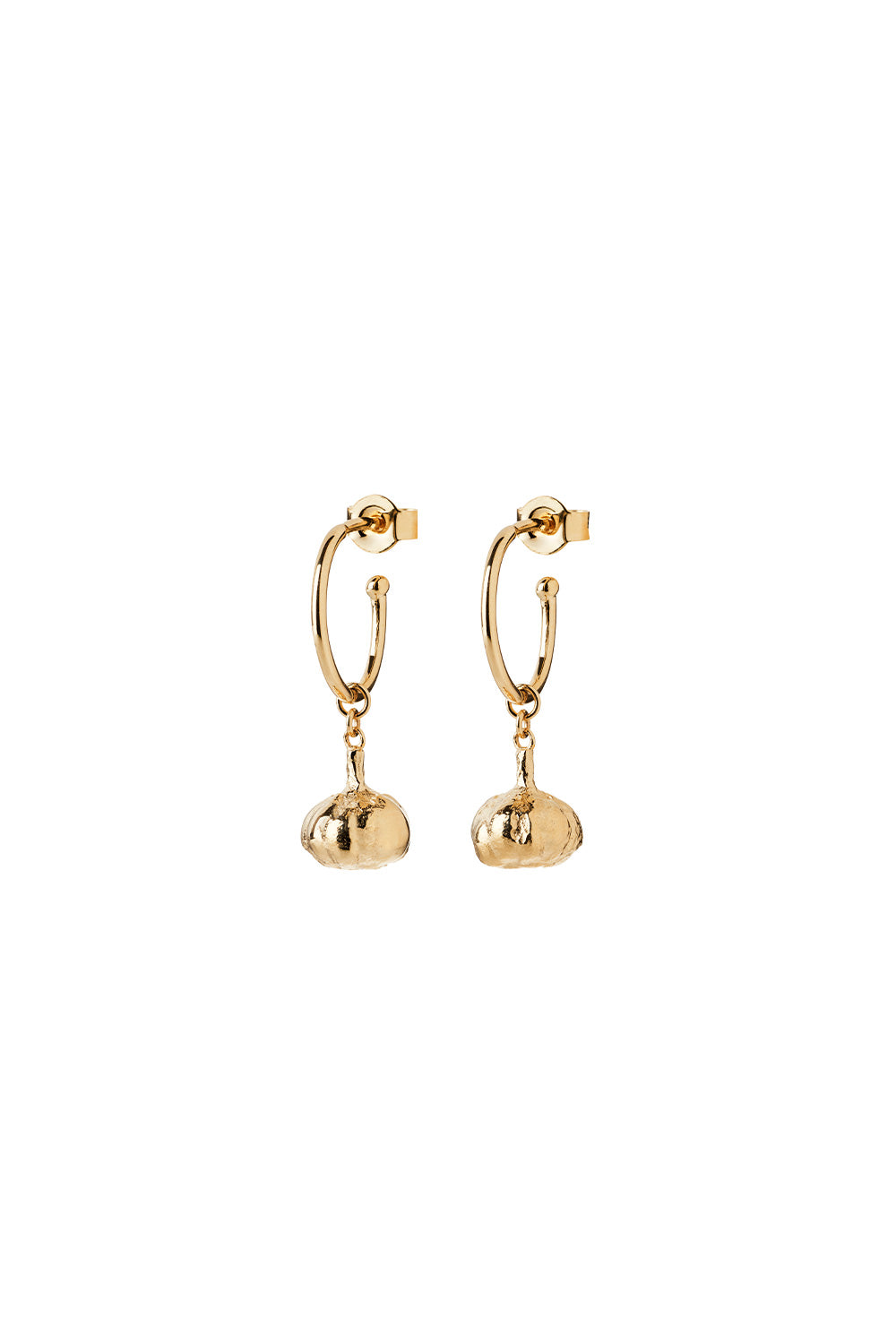 Garlic Earrings Gold