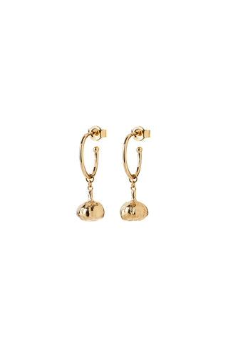 Garlic Earrings Gold