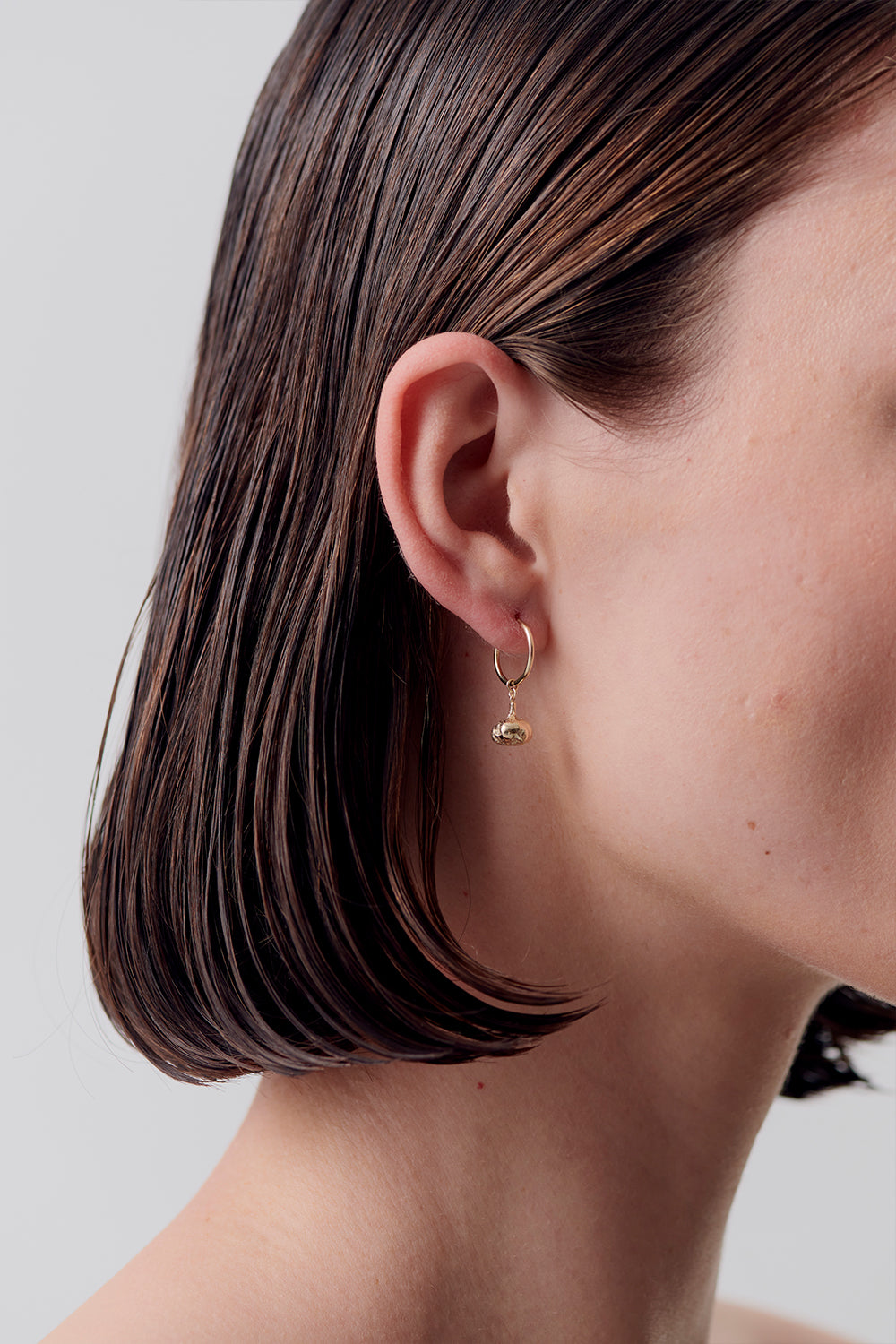 Garlic Earrings Gold