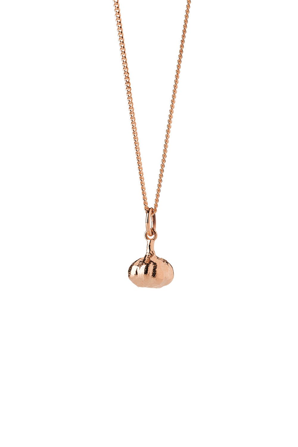 Garlic Necklace Rose Gold