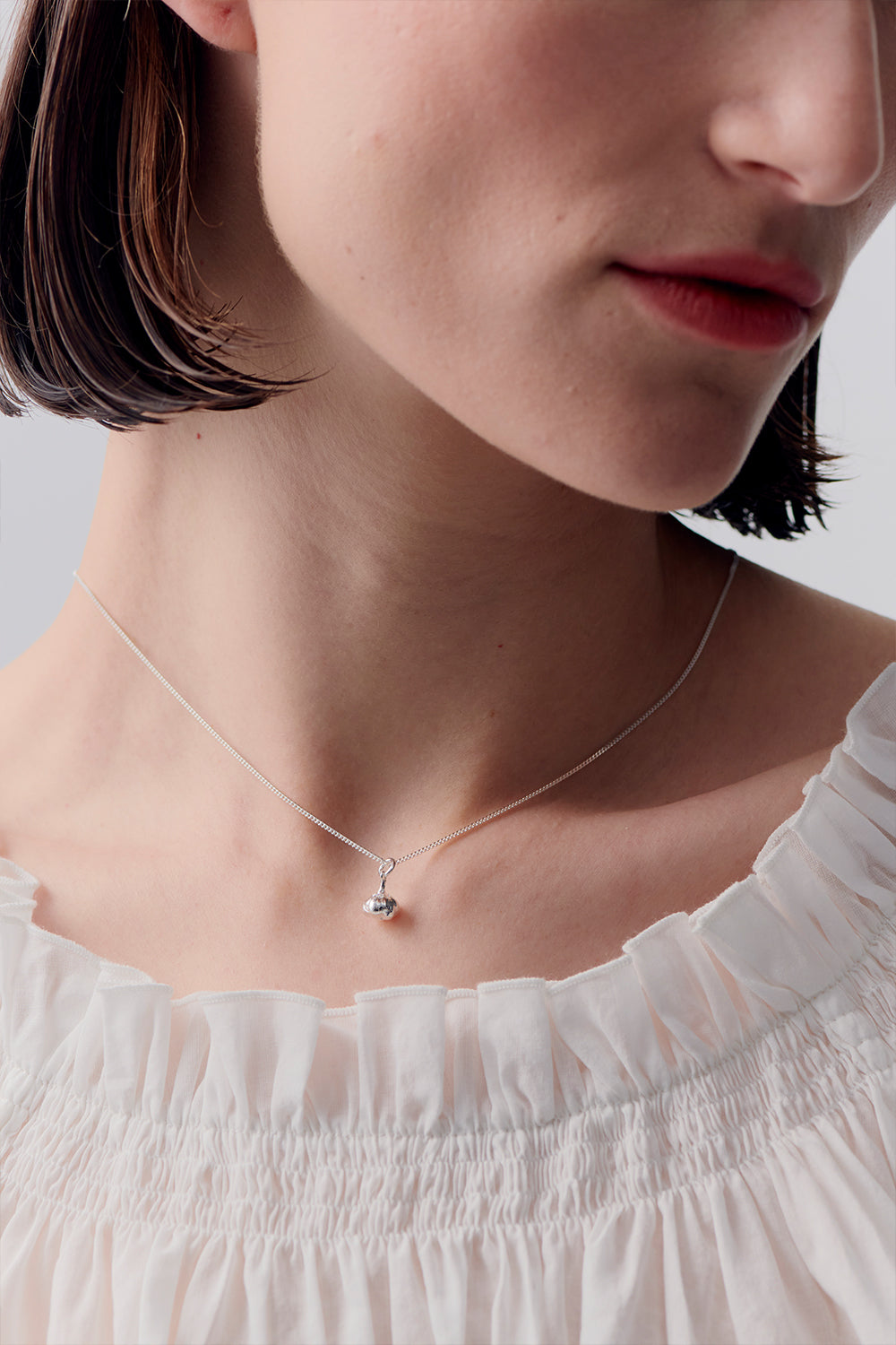 Garlic Necklace Silver