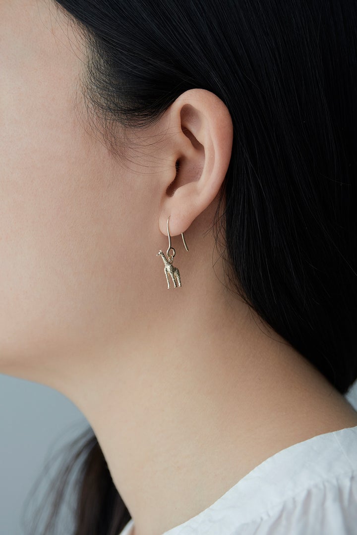 Giraffe Earrings Gold