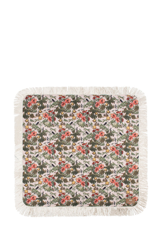 Fringed Picnic Mat Peach