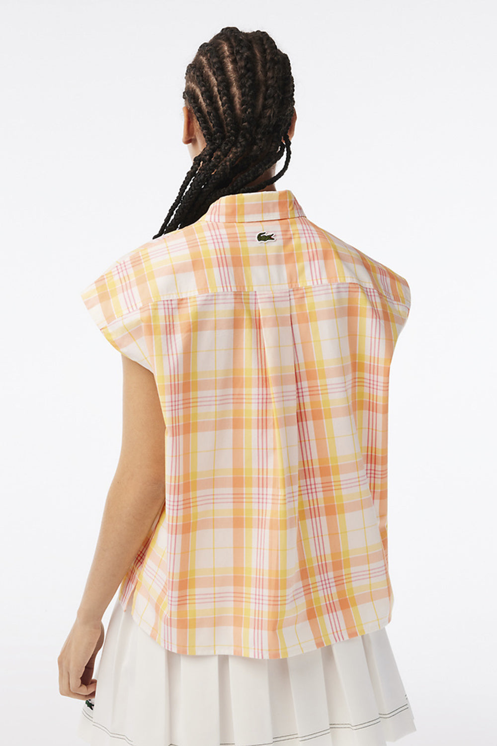 Lacoste Check Print Shirt Lapland/Flour-Pistil-Ledg