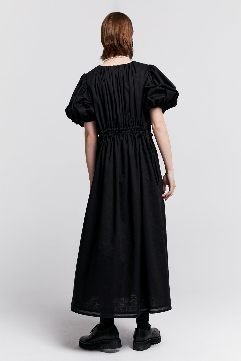 Lakeside Organic Cotton Dress Black