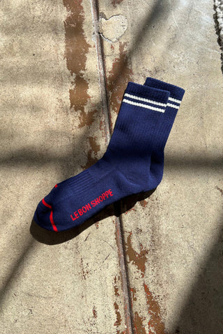 Boyfriend Socks Navy