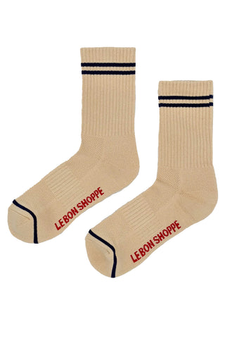 Boyfriend Socks Cashew