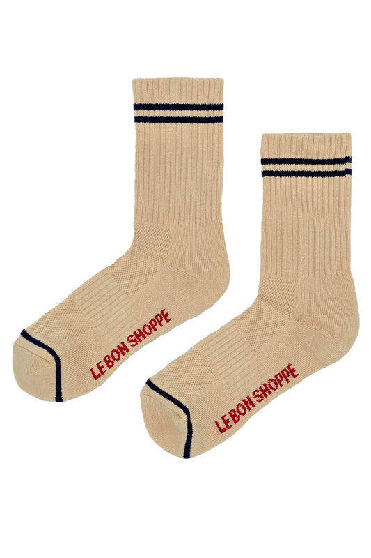 Boyfriend Socks Cashew