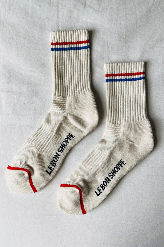 Boyfriend Socks Milk