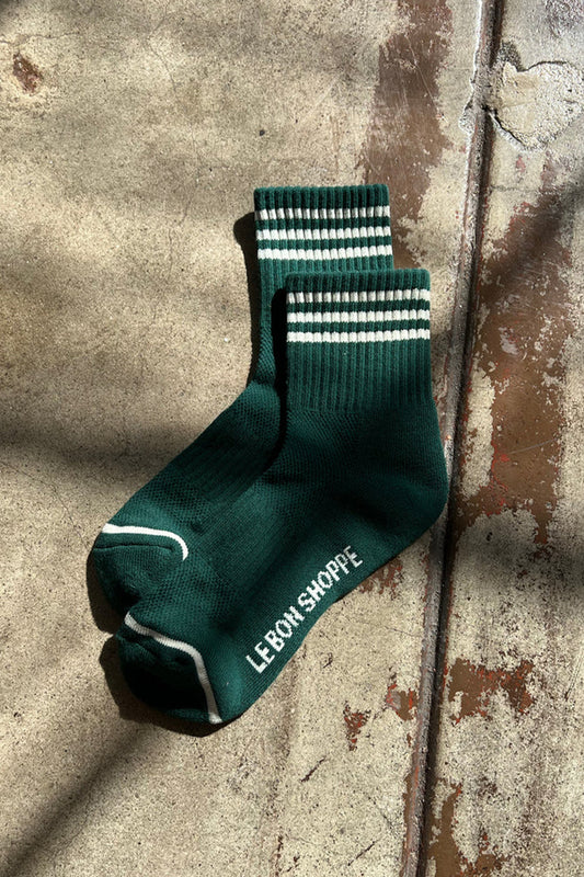 Girlfriend Socks Hunter Green