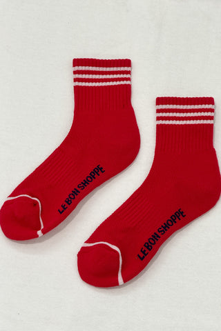 Girlfriend Socks Scarlet