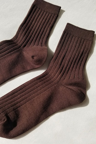 Her Socks Mercerized Coffee