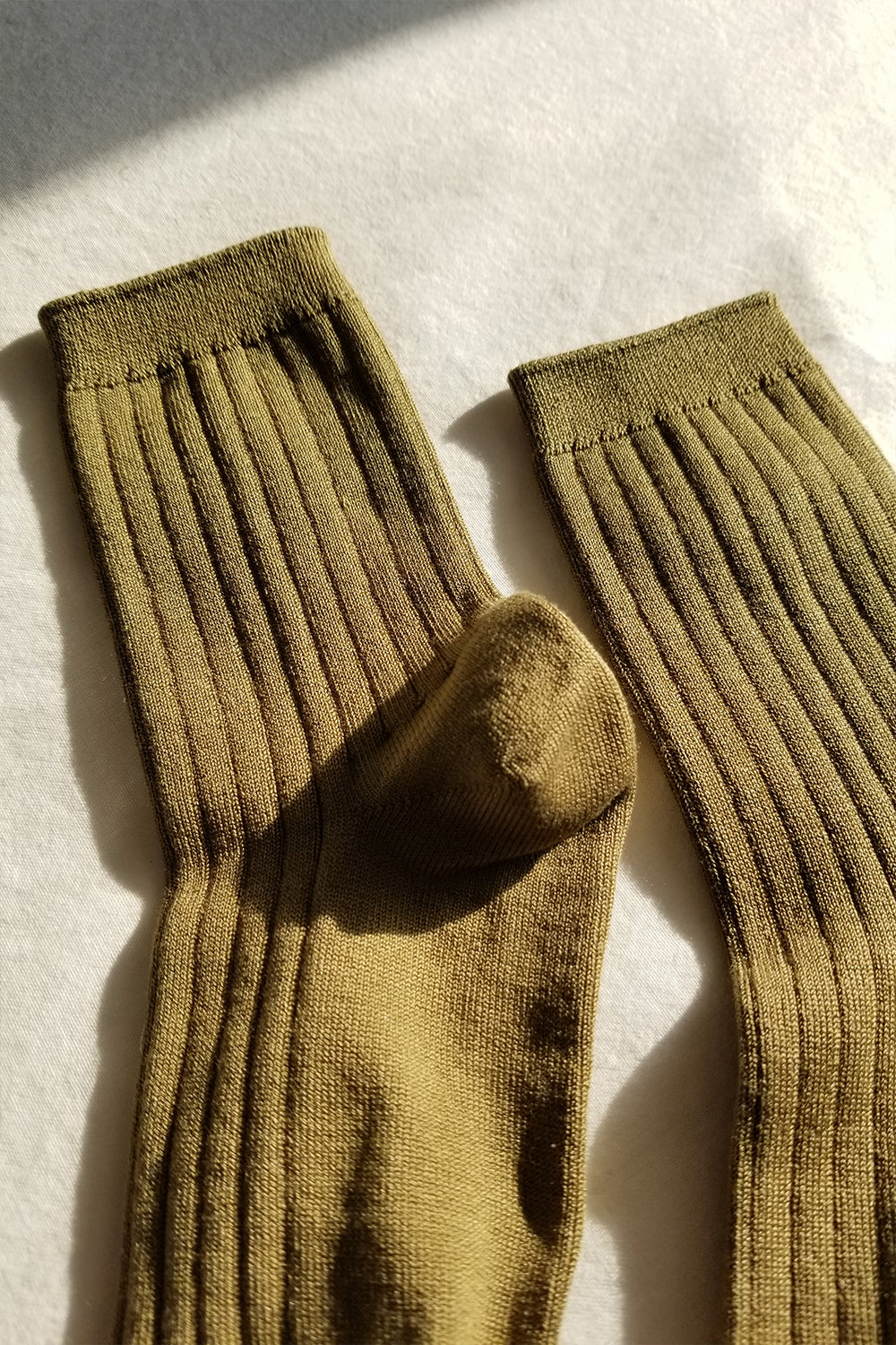 Her Socks Mercerized Pesto