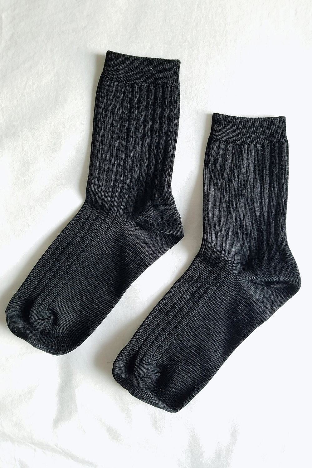 Her Socks Mercerized True Black