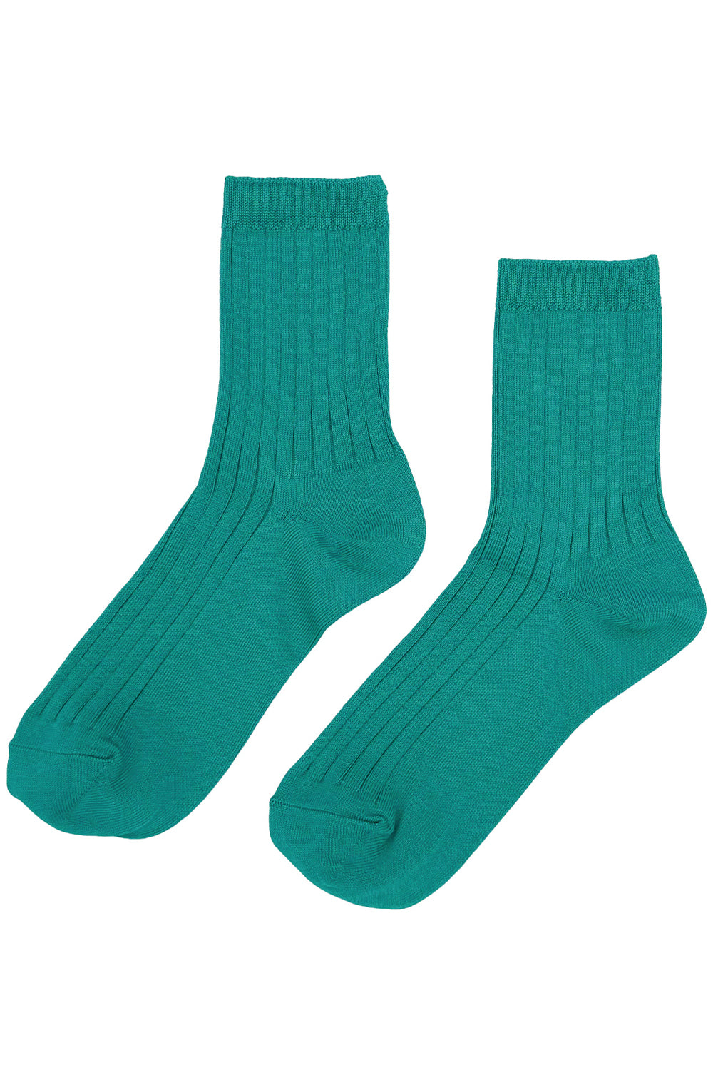 Her Socks Mercerized Turquoise