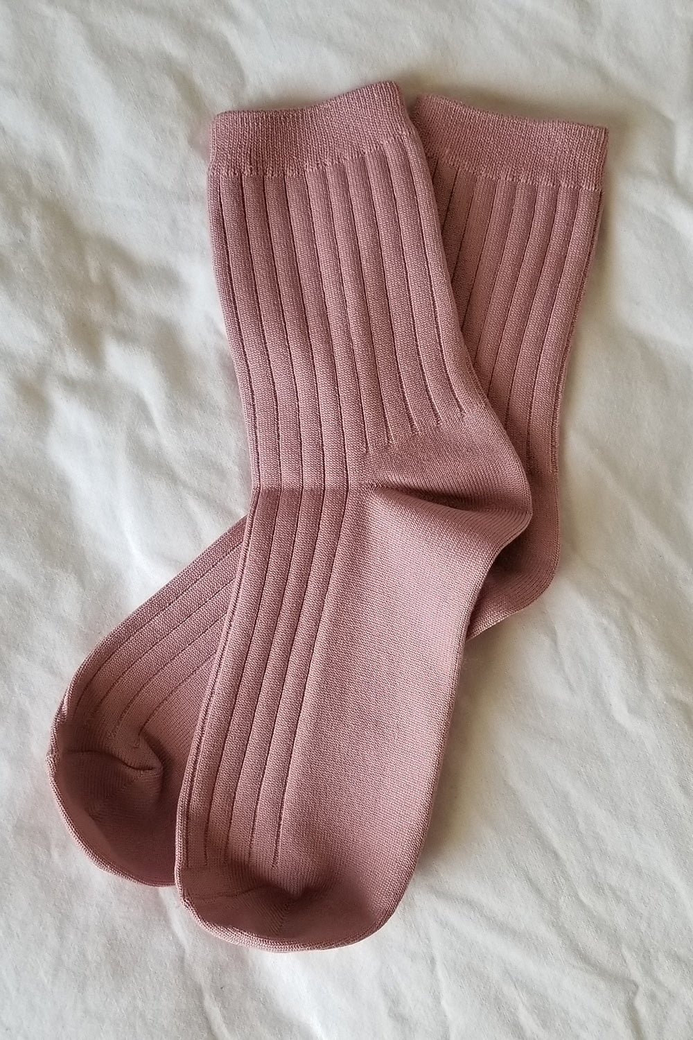 Her Socks Mercerized Desert Rose