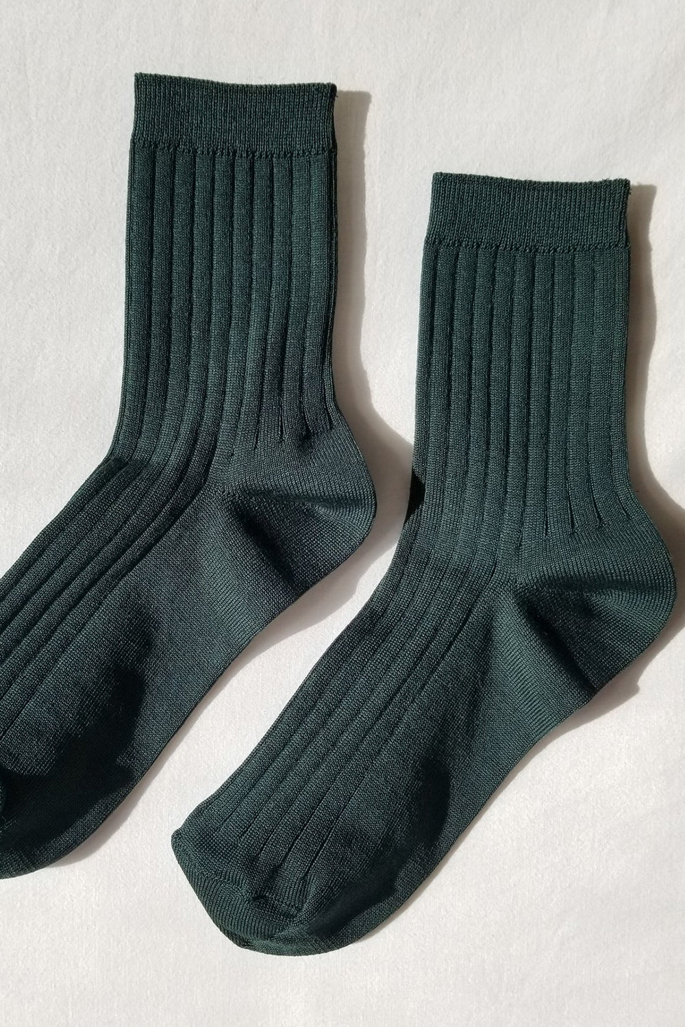 Her Socks Mercerized Peacock