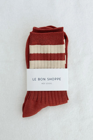 Her Varsity Socks Tandoori