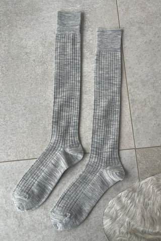 Schoolgirl Socks Grey Melange