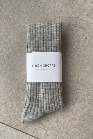 Schoolgirl Socks Grey Melange
