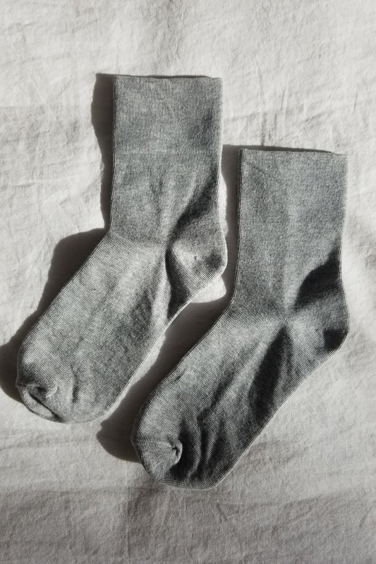 Sneaker Socks Ht. Grey