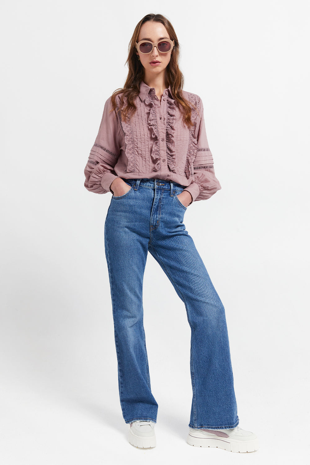 70s High Flare Jeans Sonoma Step