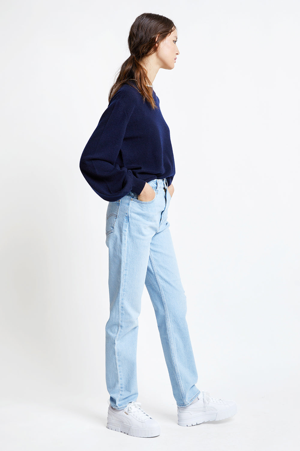 70s High Straight Jeans Marin Hits