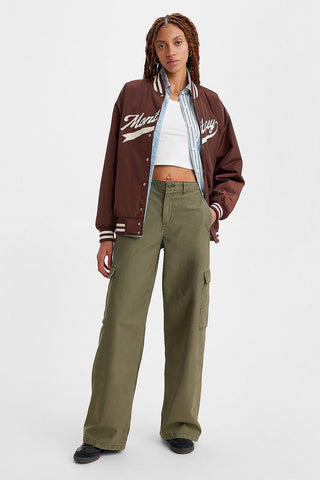Baggy Cargo Pants Olive Night