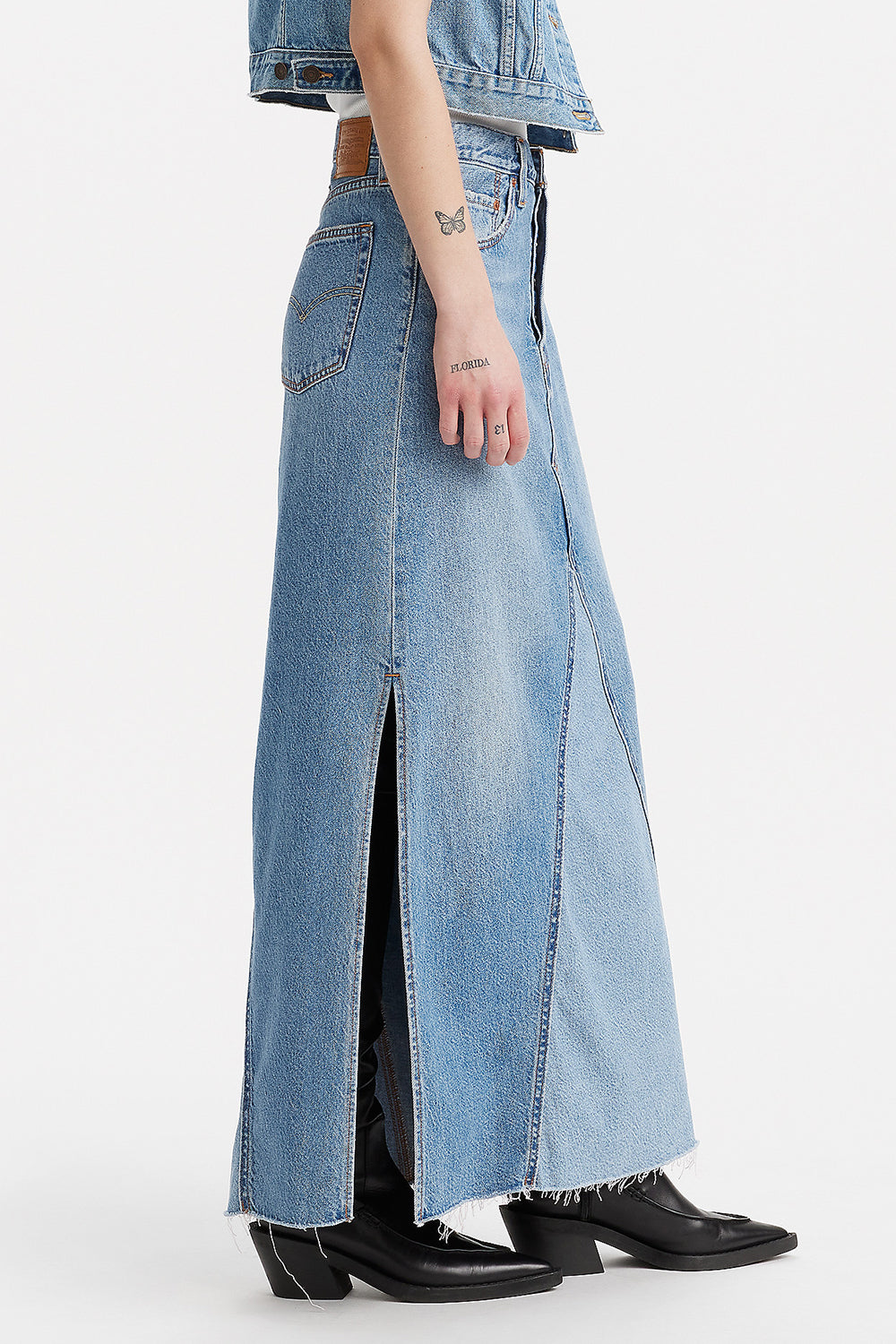 Icon Long Skirt Own It Blue