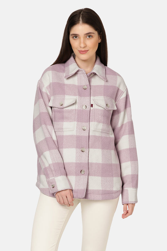 Nola Shacket Darla Gingham Keepsake Lilac