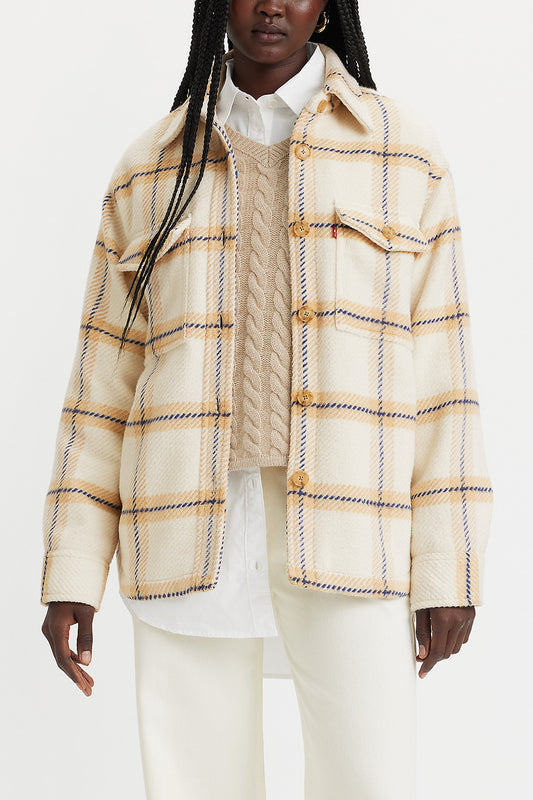 Nola Shaket Etta Plaid Almond Buff