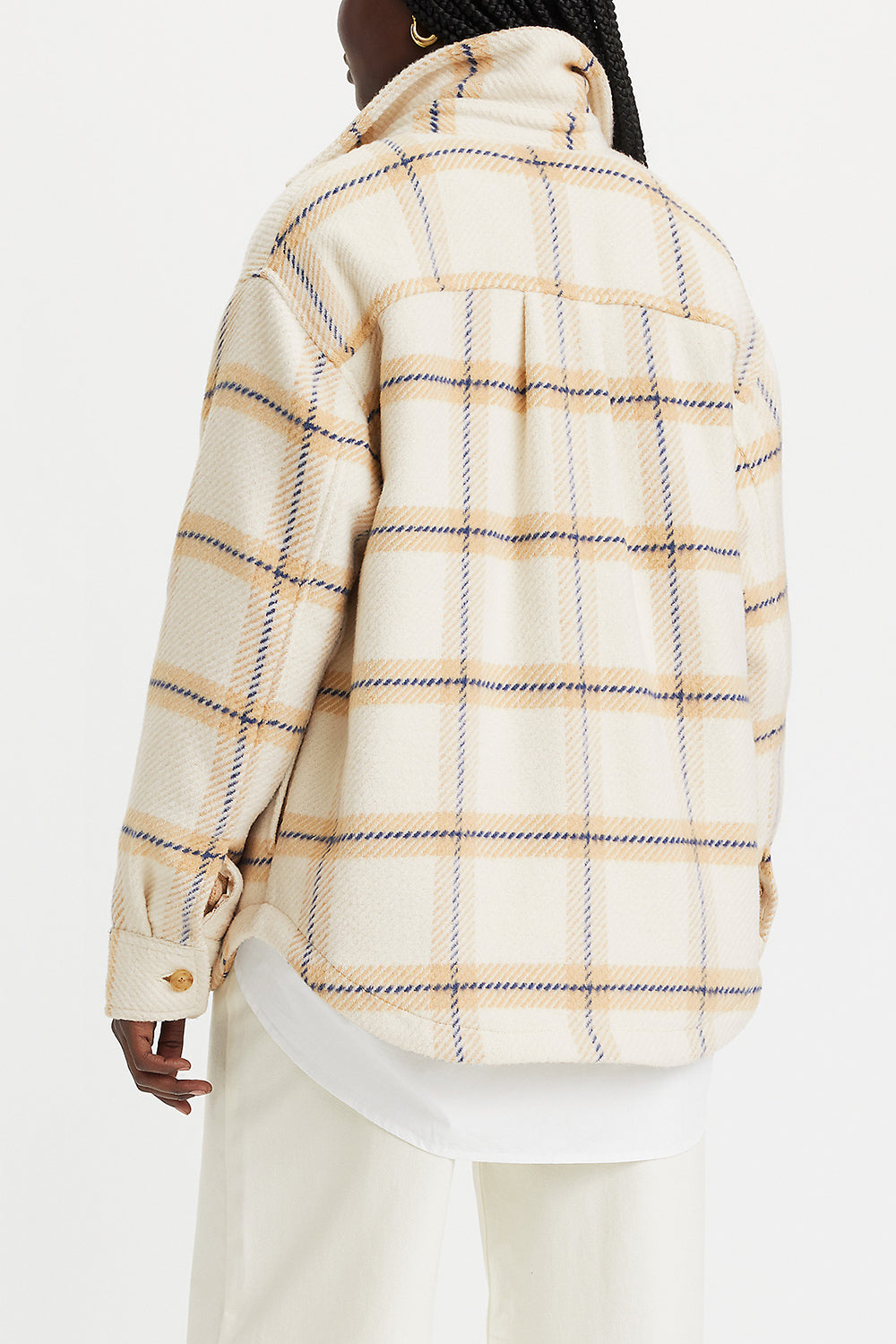 Nola Shaket Etta Plaid Almond Buff