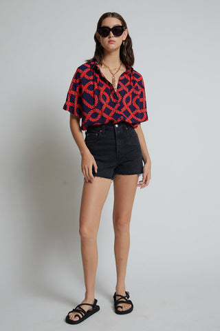 Ribcage Shorts Black Lake