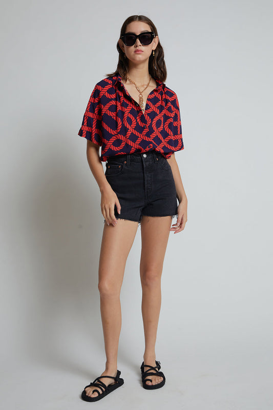 Ribcage Shorts Black Lake