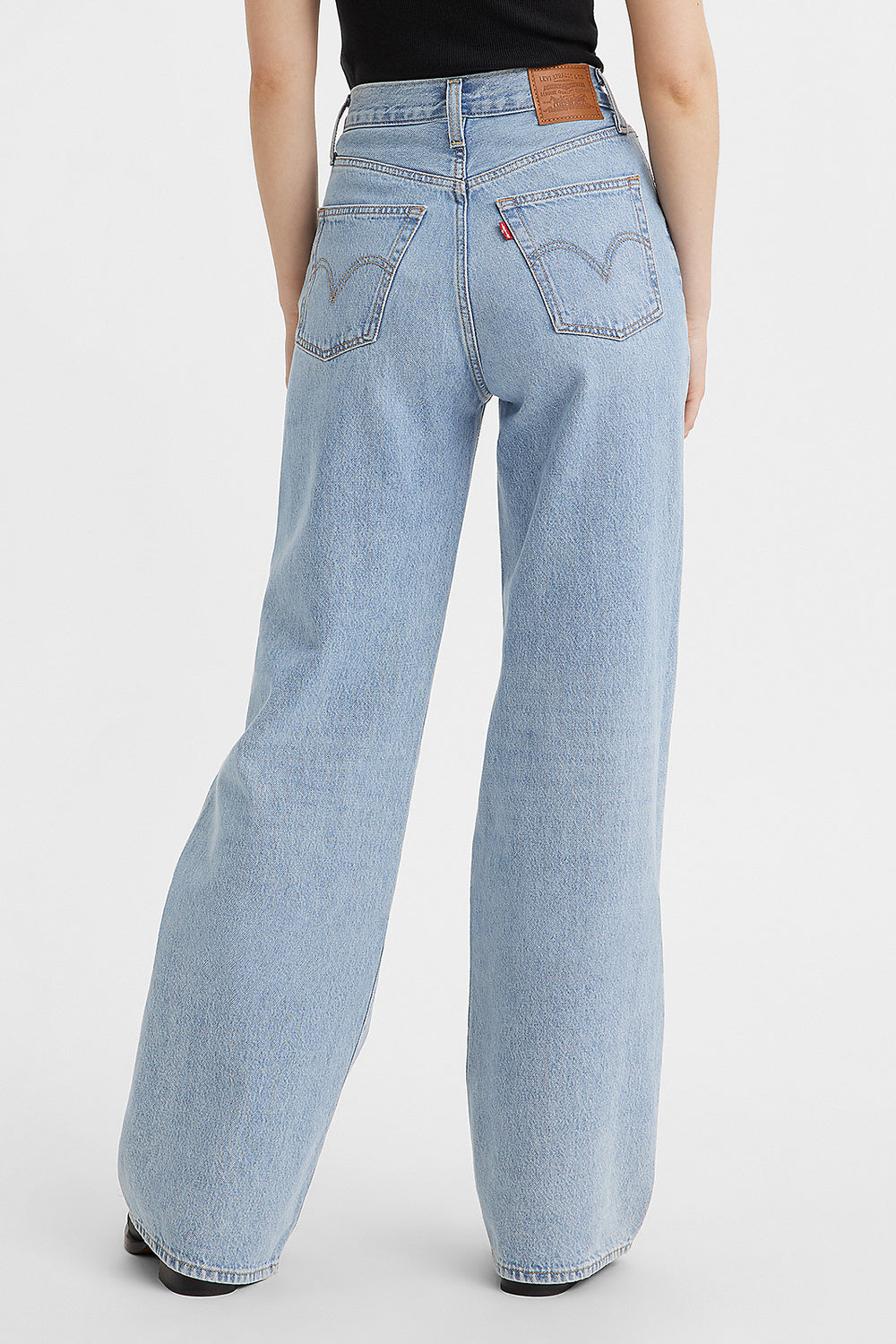 Levi's Ribcage Wide Leg Jeans Far and Wide Light Wash