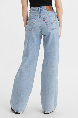 Levi's Ribcage Wide Leg Jeans Far and Wide Light Wash