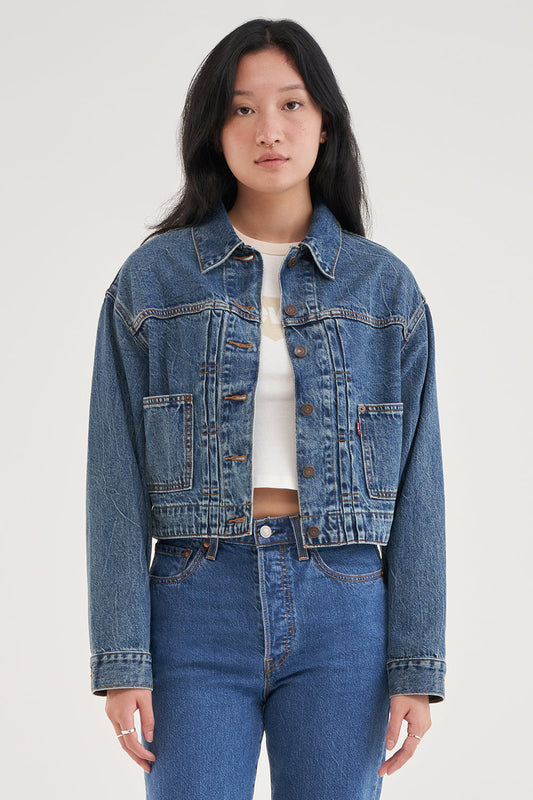 Tailored '90s Trucker Jacket Missed my Flight