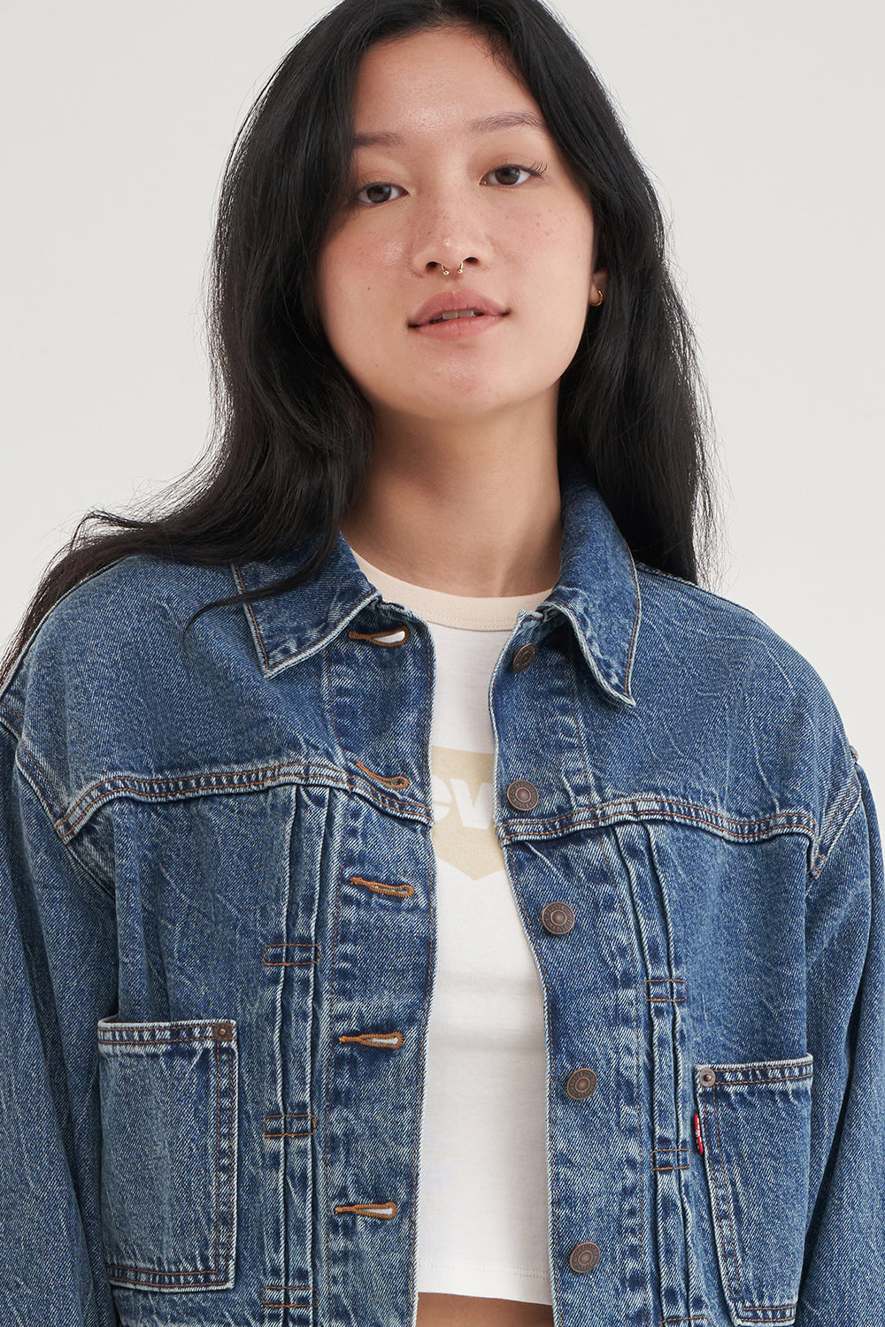 Tailored '90s Trucker Jacket Missed my Flight