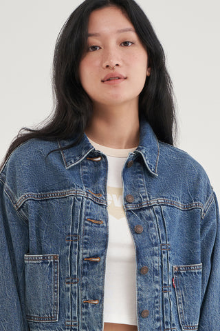 Tailored '90s Trucker Jacket Missed my Flight