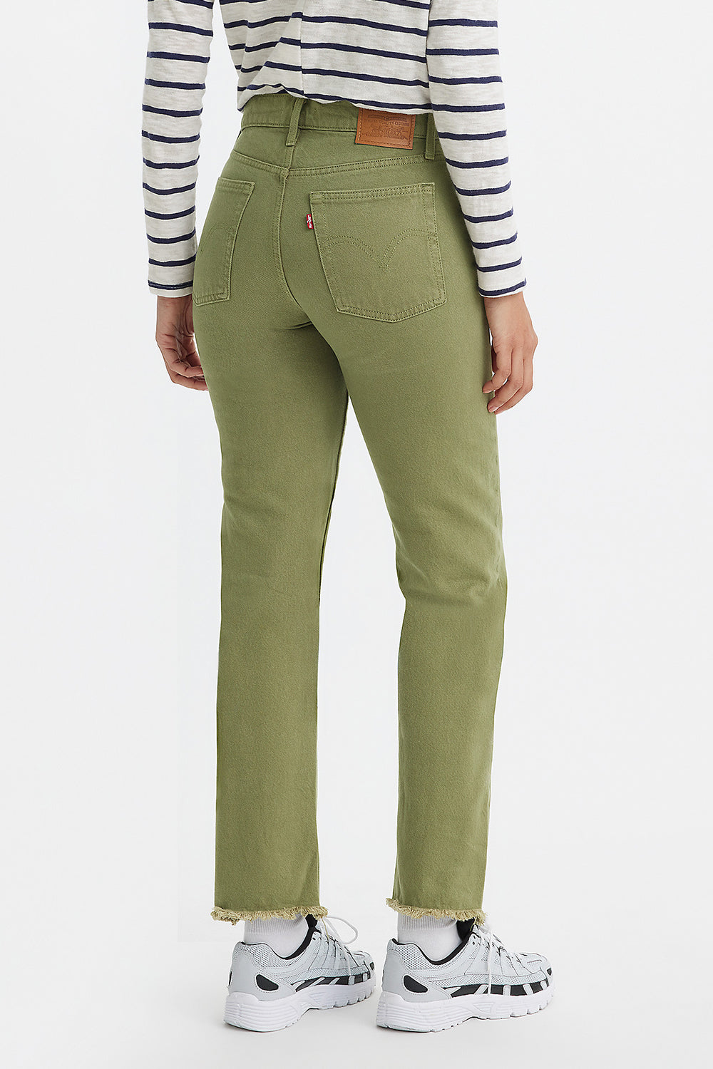 Wedgie Straight Jeans Steeped Lichen Green