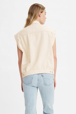 Wellthread Women's Trucker Vest Wild Oak Rose