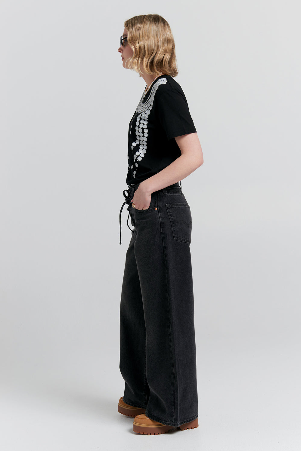 XL Straight Jeans Influential Lady Black