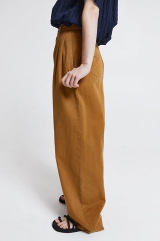 Long Workwear Organic Cotton Pants Tan
