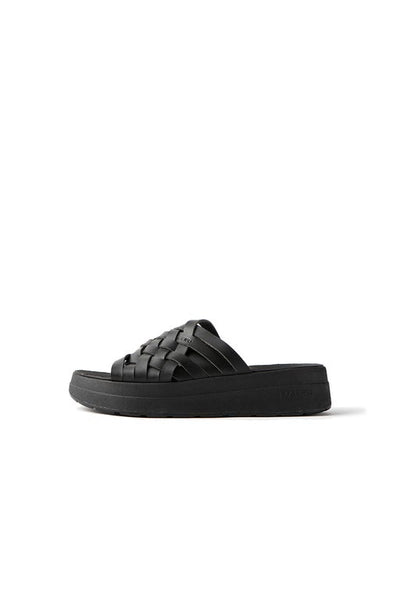 Zuma Platform Sandal Black/Black – Karen Walker